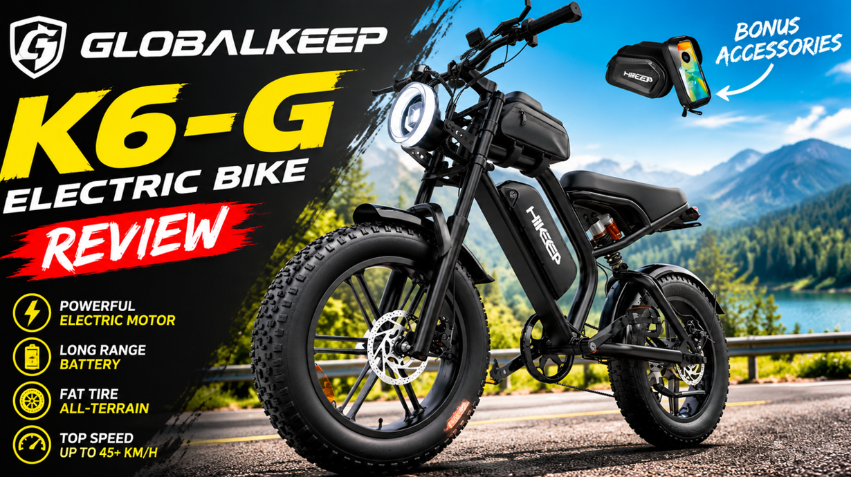 Read more about the article GLOBALKEEP K6-G GLOBALKEEP 1500W Electric Bike Review